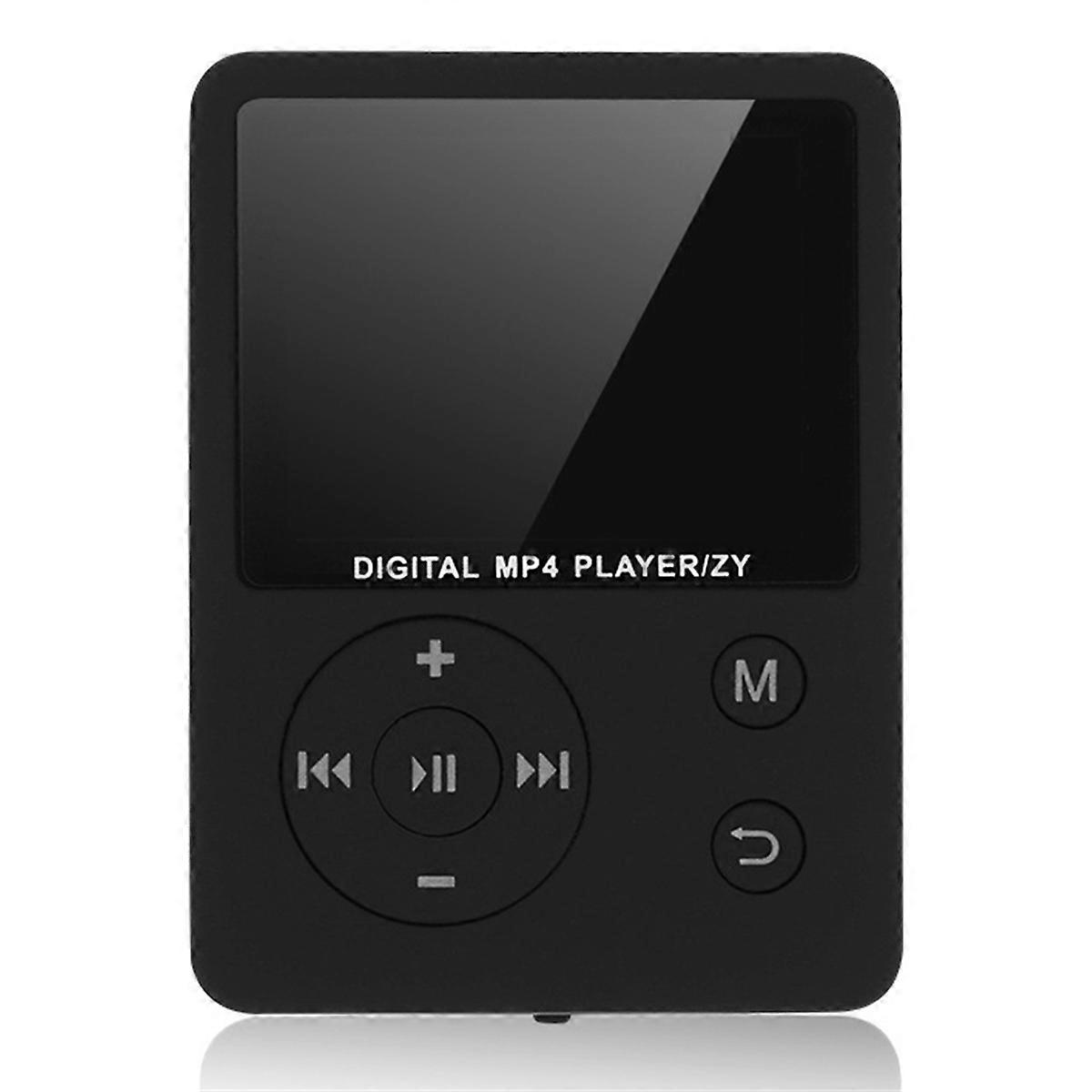 Mini MP3/MP4 Player Bluetooth Digital Display Screen with Memory TF Cards Radio Build-in Speaker Music Player