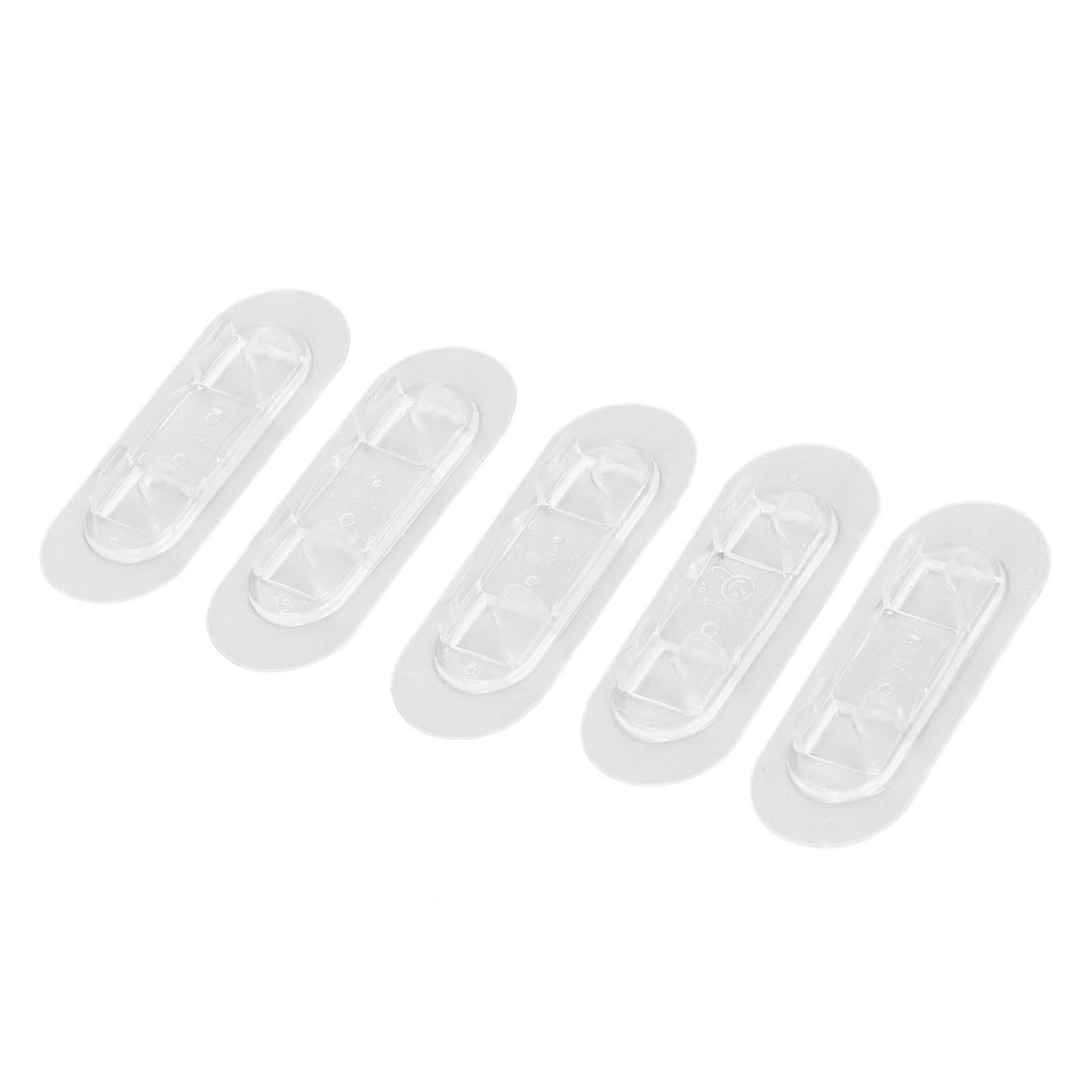 40Pcs Transparent Adhesive Cable Clips 6.7x2.5x0.7cm Wire Holders