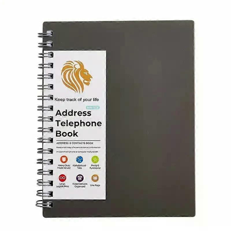MINI Size Notebook Telephone Address & Birthday Book With Alphabetic Tabs Notepad Notebooks Writing Pads Office School Supplies