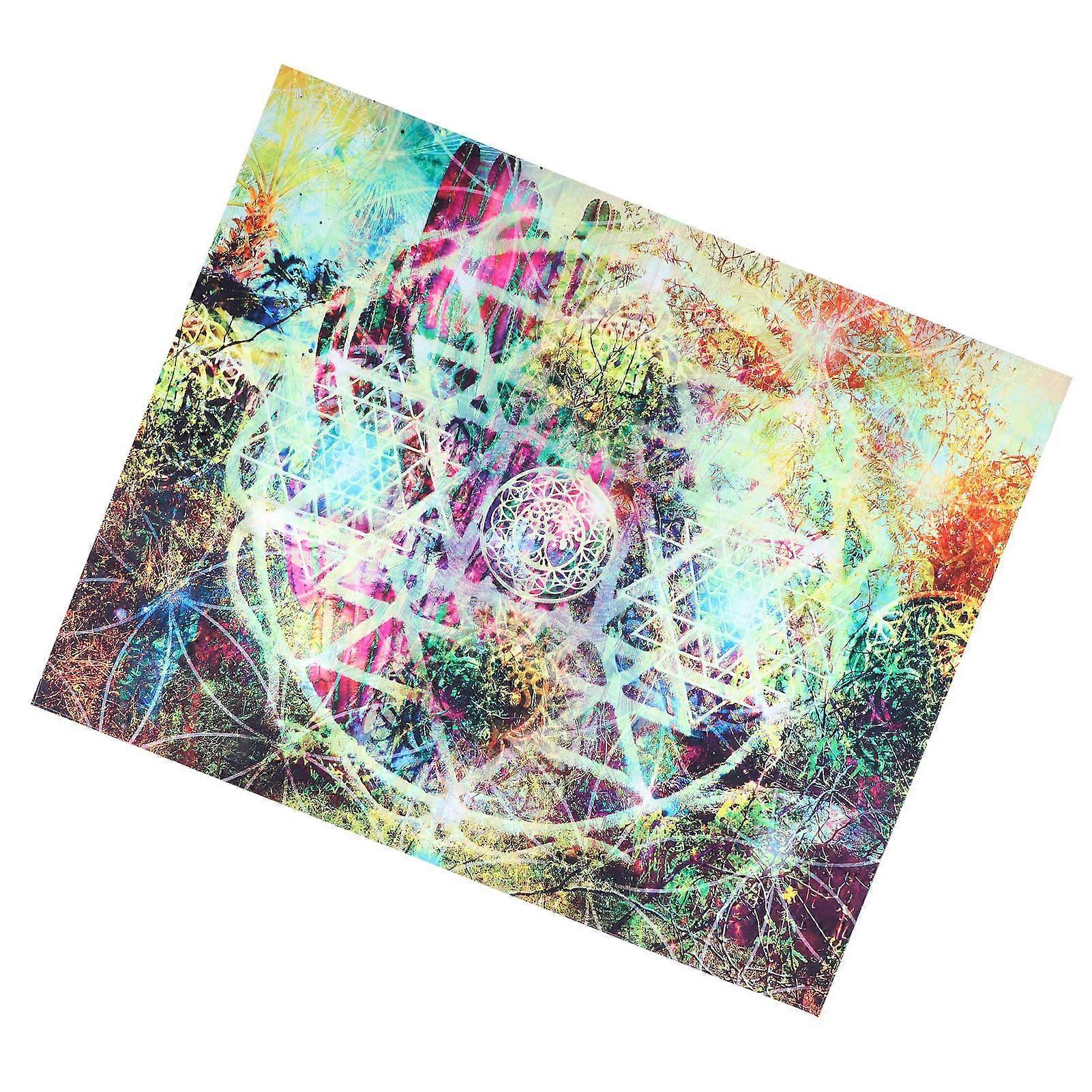 Abstract Geometric Pattern Tapestry Wall Hanging 230x180cm Polyester
