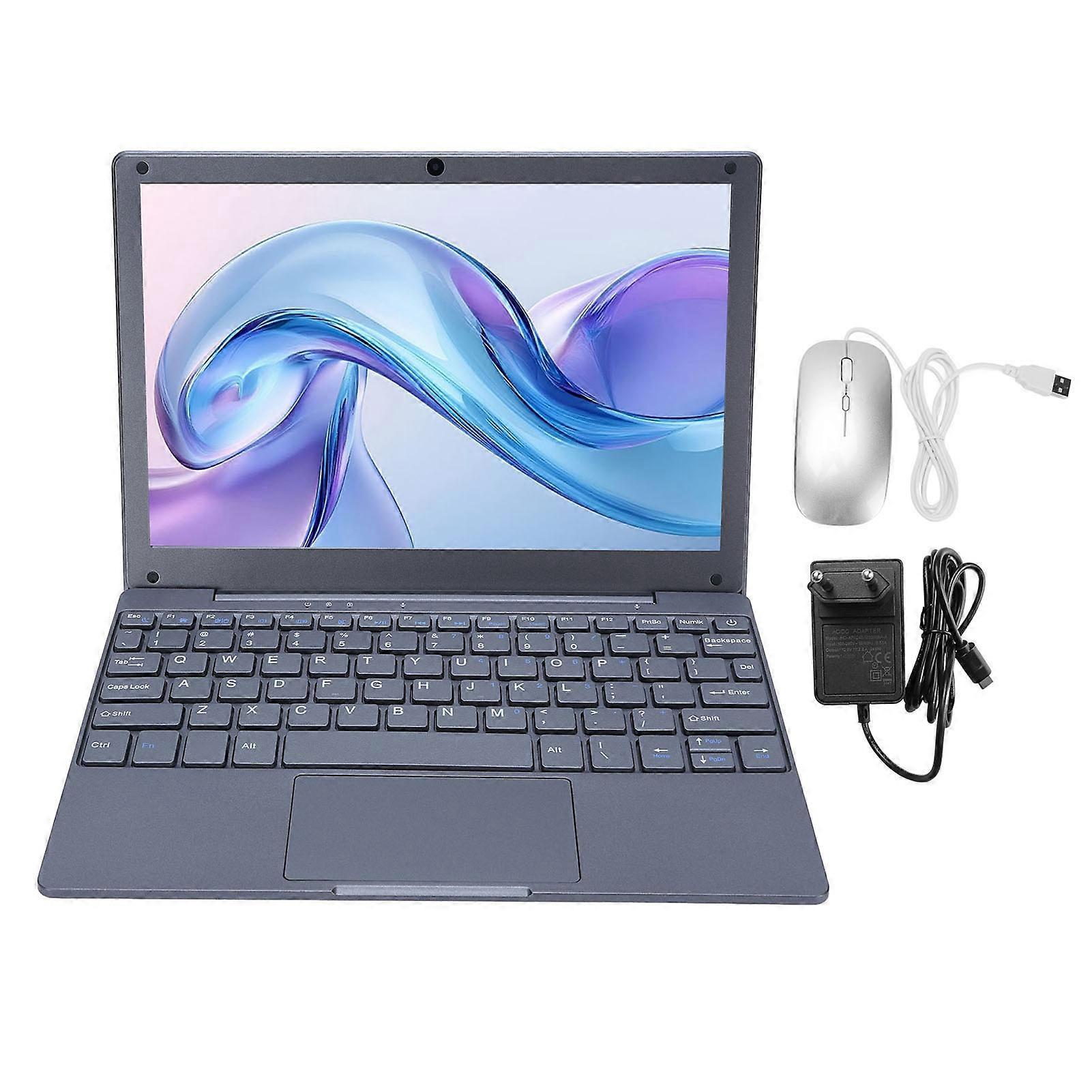 10.1 Inch IPS Laptop with Win 11 Pro, Quad Core, 8GB RAM, 1TB Storage, EU Plug