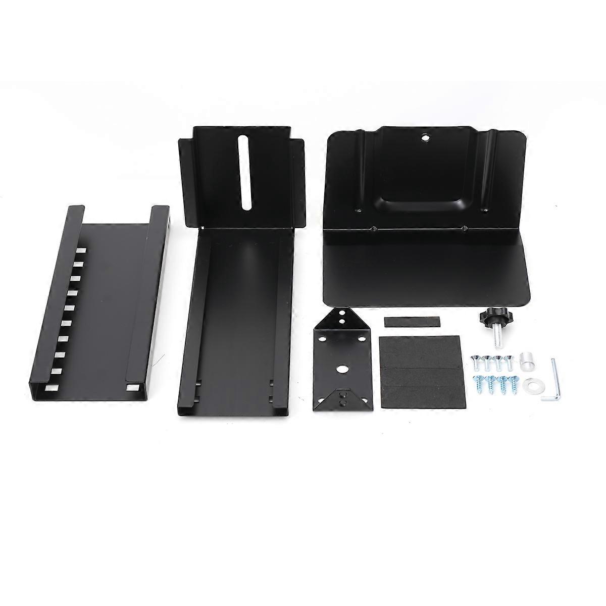 Adjustable Under Desk PC Mount Bracket Computer Tower Desktop CPU Case Holder