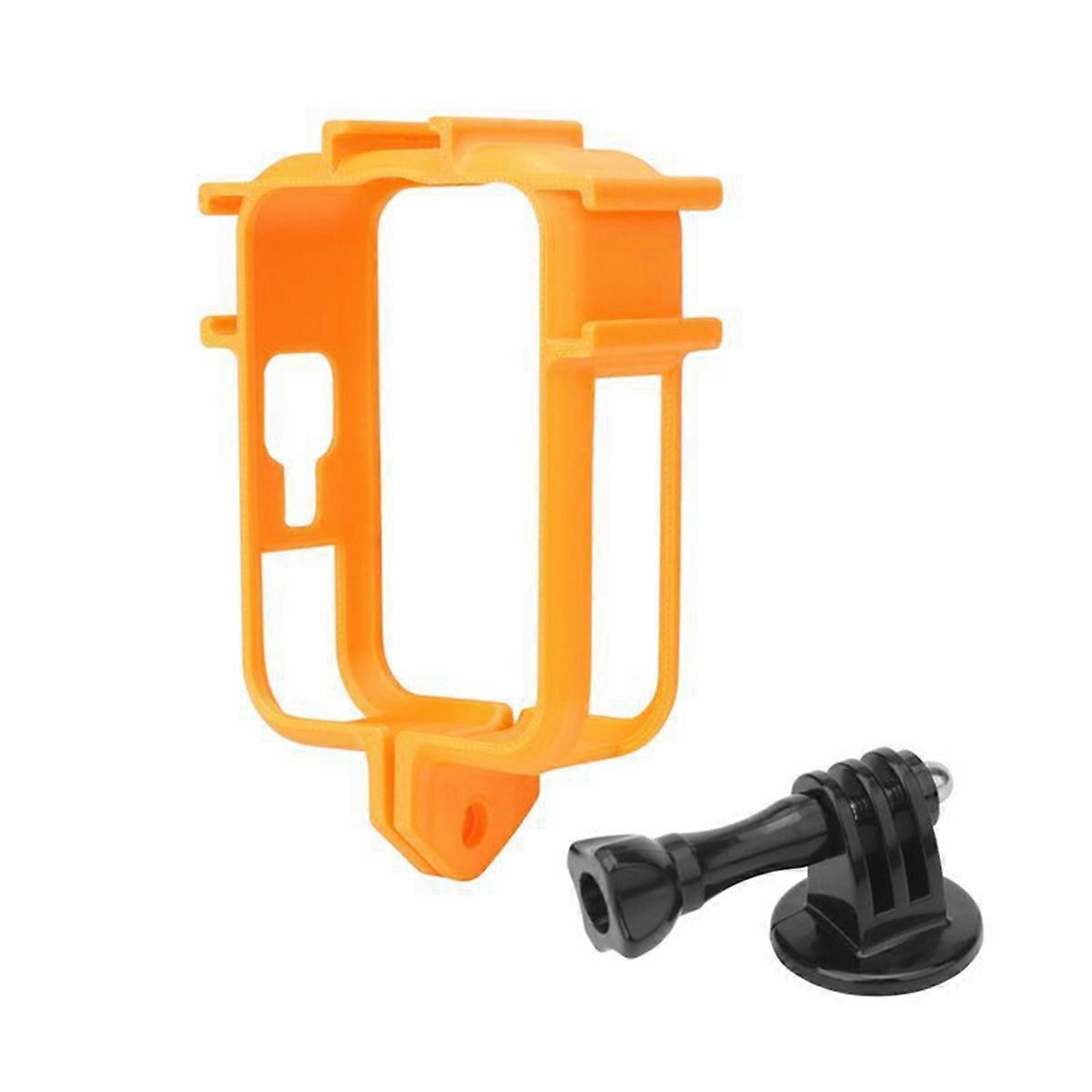 For 360 Frame Cage with Cold Shoe Extension Protective Frame Housing Case for 360 Accessories Orange