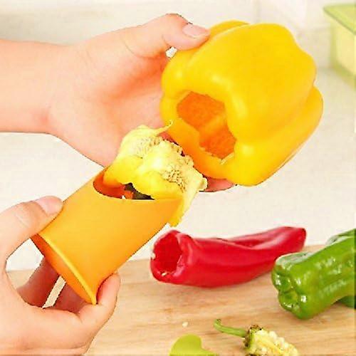Pepper Tomato Coring Tools - Vegetable Core Remover, Creative Kitchen Pepper Corer