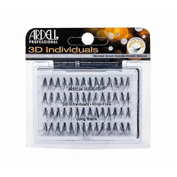 Fauxfrans - Ardell - 3D Individual Duralash - Long Black - 3D effect - Knot free Long black