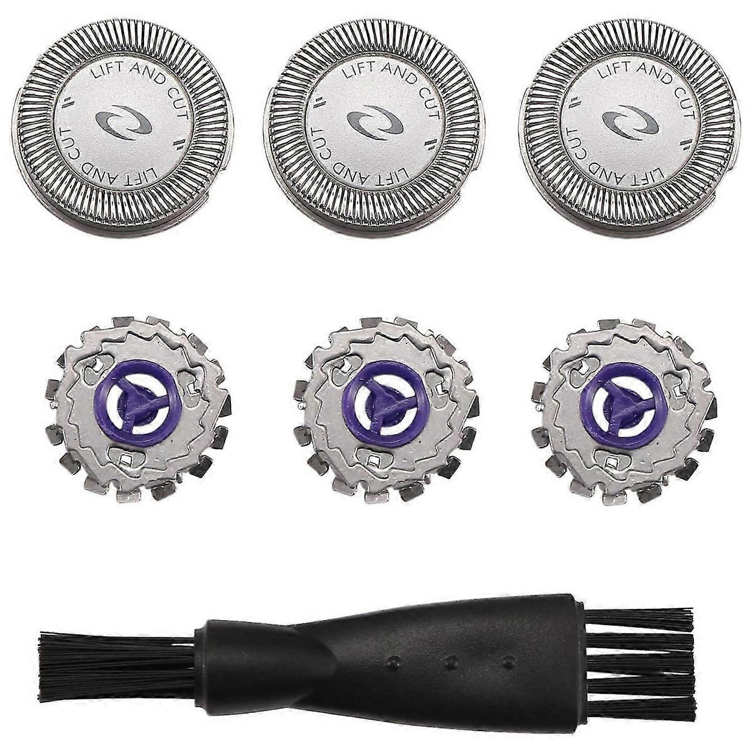 3 Pcs Replacement Shaver Head for HQ3 HQ4 HQ55 HQ56