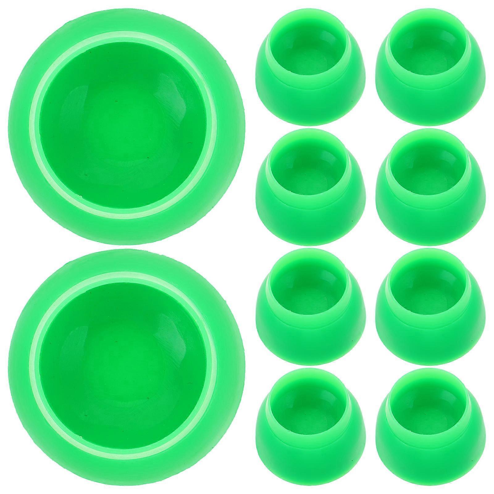Children's Slide Fixing Screw Caps Circular Plastic for Kids Play Castle Accessories with Safety Function 10Pcs