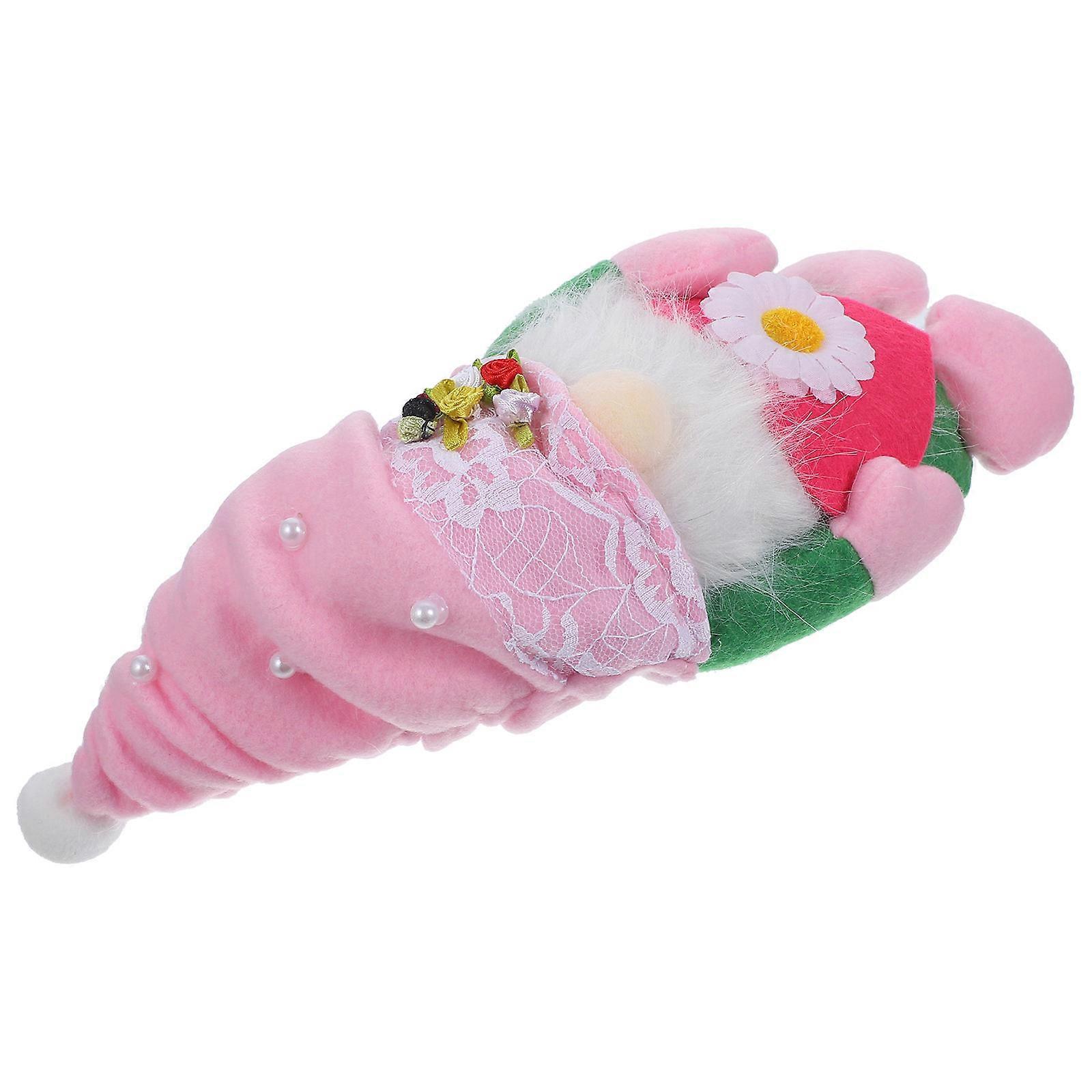Valentines Gnome Tomte for Decoration with Plush Holiday Gift