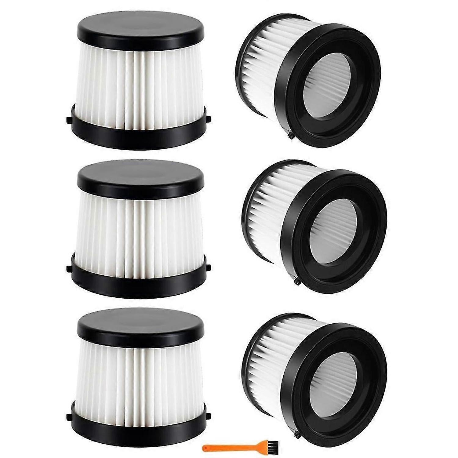 6 Pack DCV501HB DCV5011H Vacuum Filters for 20V Vacuum Cordless Handheld Vacuum, Compared to Part DC