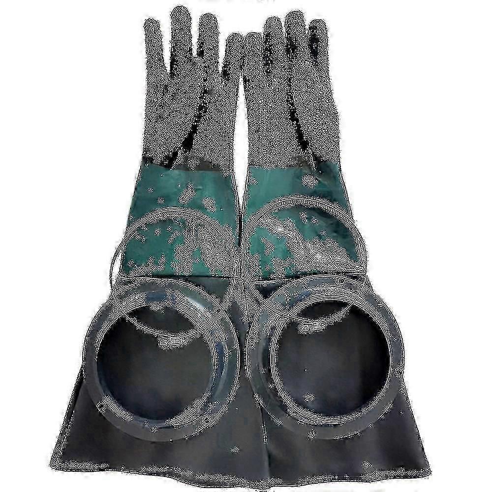 Sandblasting Gloves Sandblaster Parts 60cm With O Rings For Sandblast Cabinet