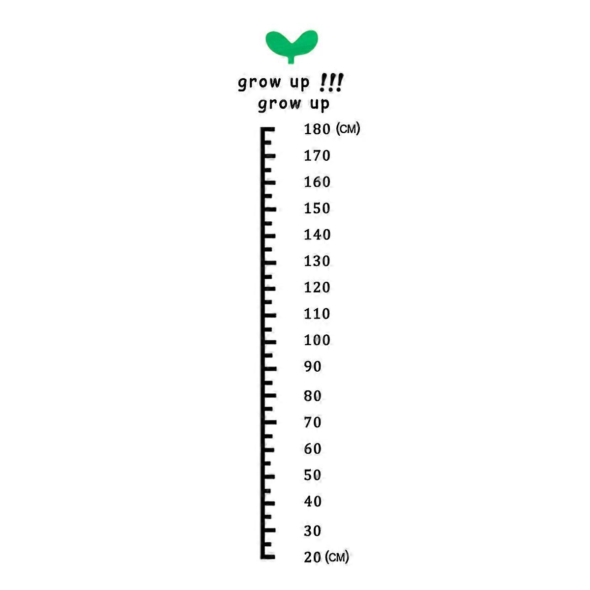 Kid Height Wall Sticker Creative Measurement Ruler with Removable Design
