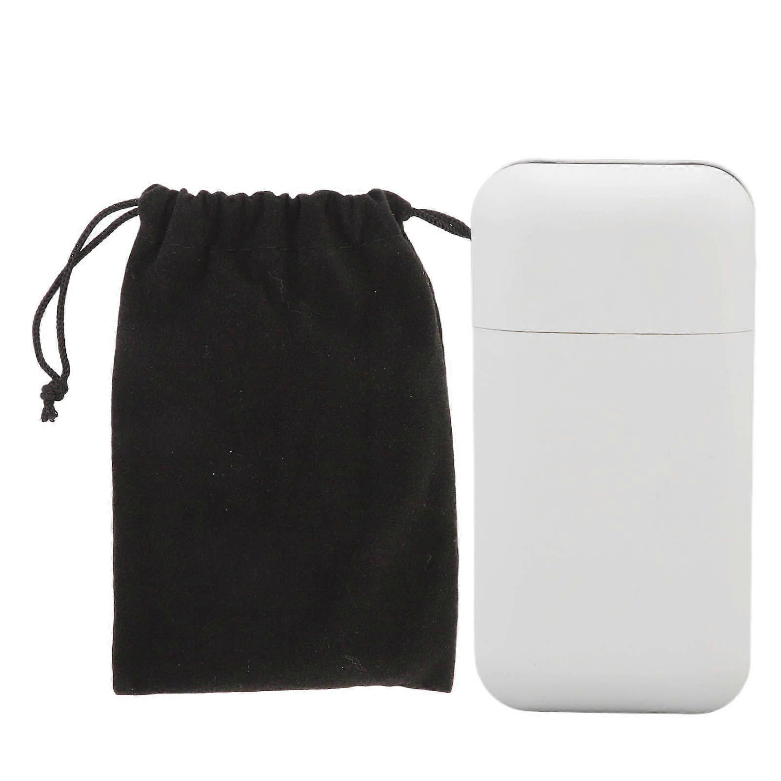 Cigarette Case Height Adjustable Thick Thin Cigarettes Dual Use Lighter Split Cigarette Case Holder White