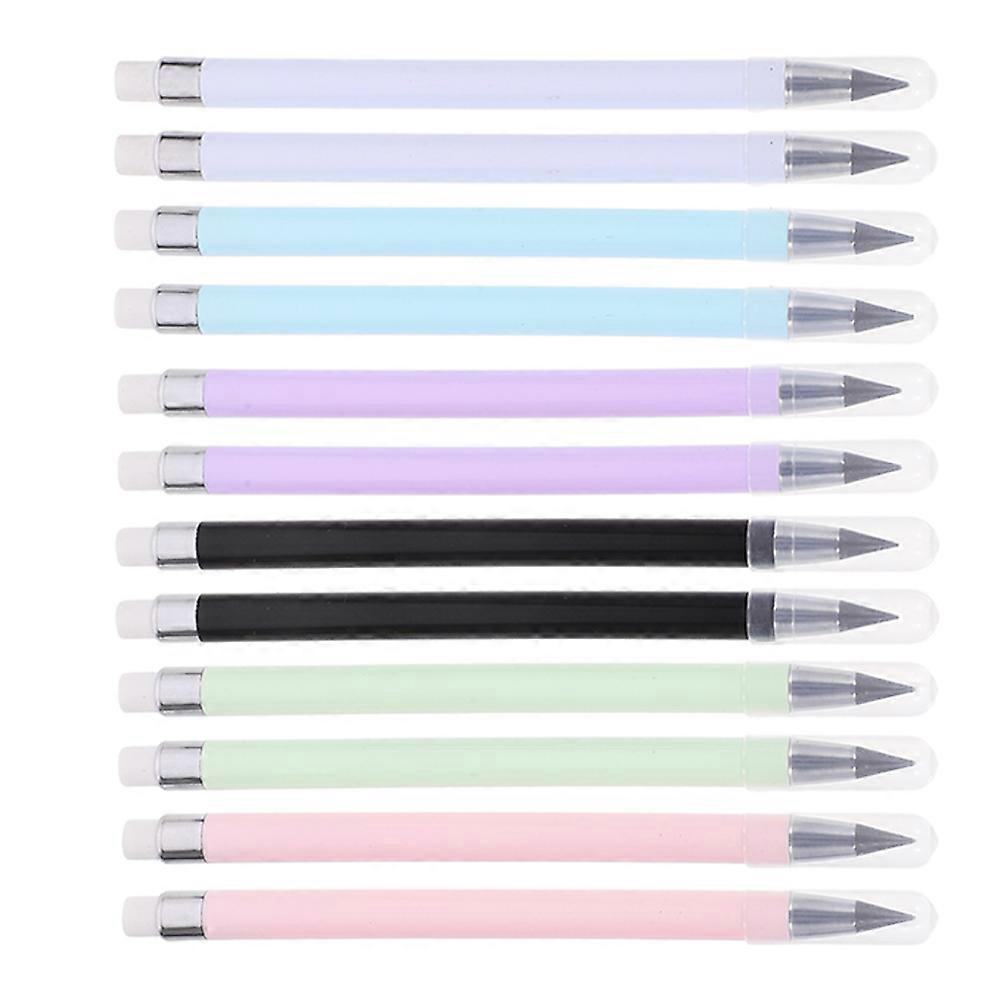 Everlasting Pencil Inkless Colored for Students Drawing 60Pcs with Eraser