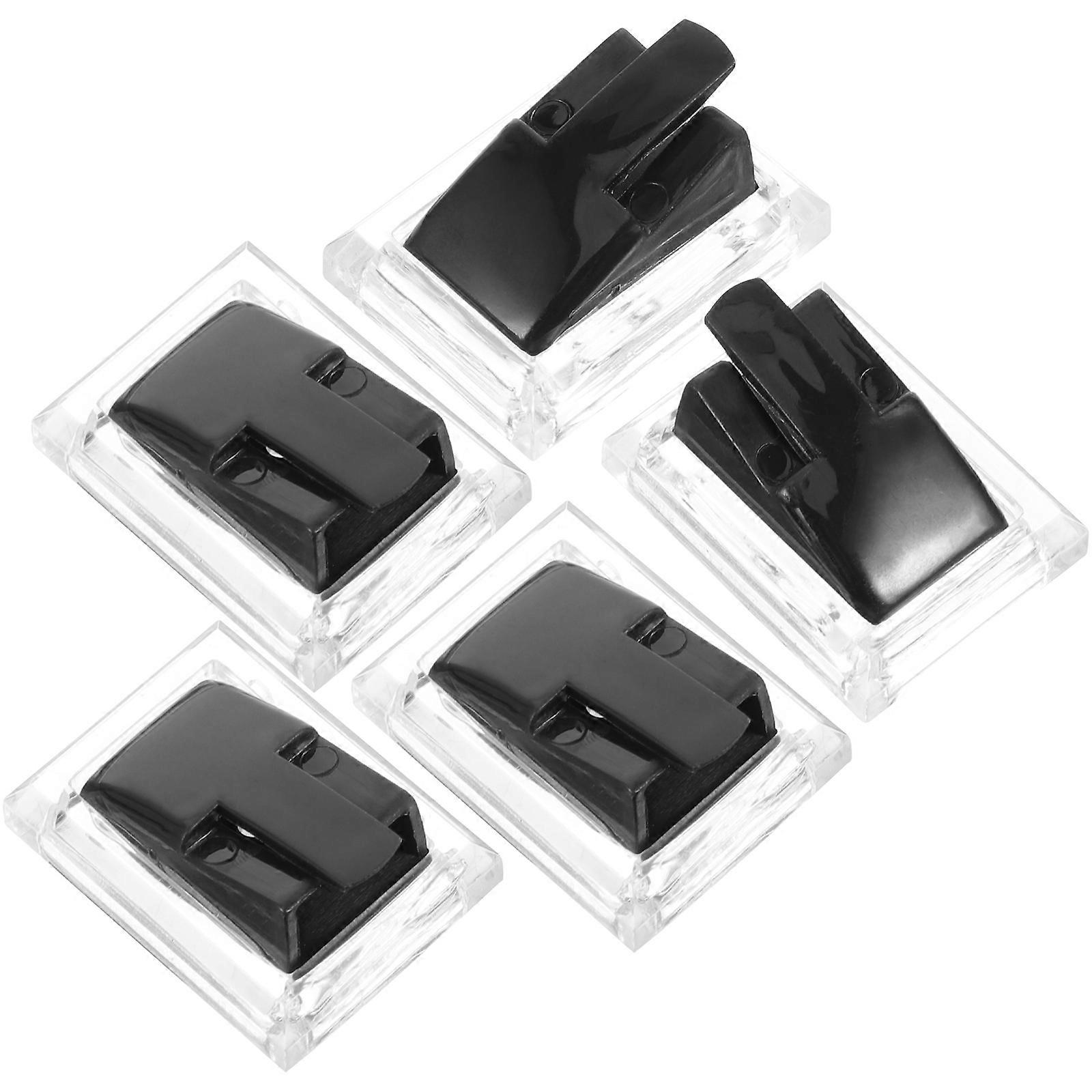 Black Acrylic Ring Holder for Displaying Use 20Pcs Jewelry Display Stand