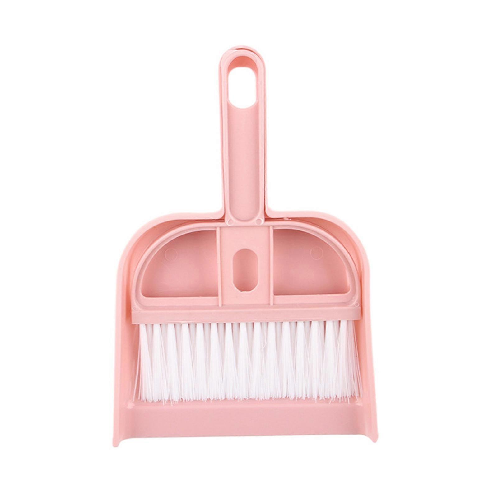 Lightweight Compact Mini Broom Dustpan Set Soft Durable Hanging Hole