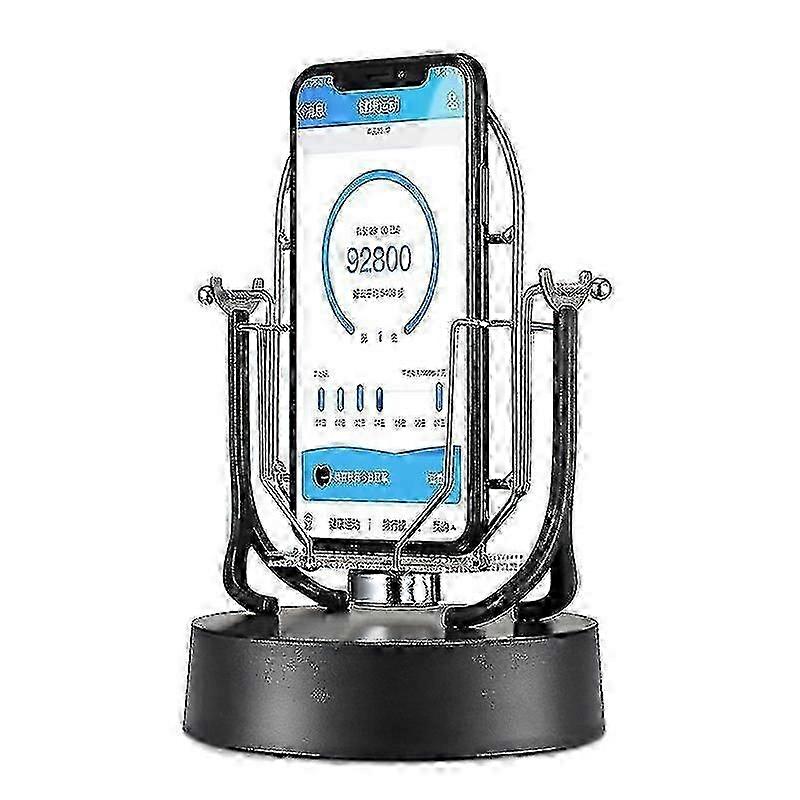ダブル電話スイングデバイス歩数カウントと携帯電話ホルダーハンズフリー操作用の自動シェイクウィグラー