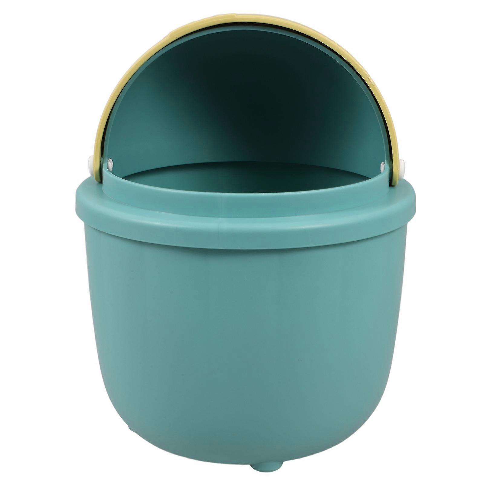 Small Waste Basket Cute Design with Flip Lid 3Pcs for Home Use