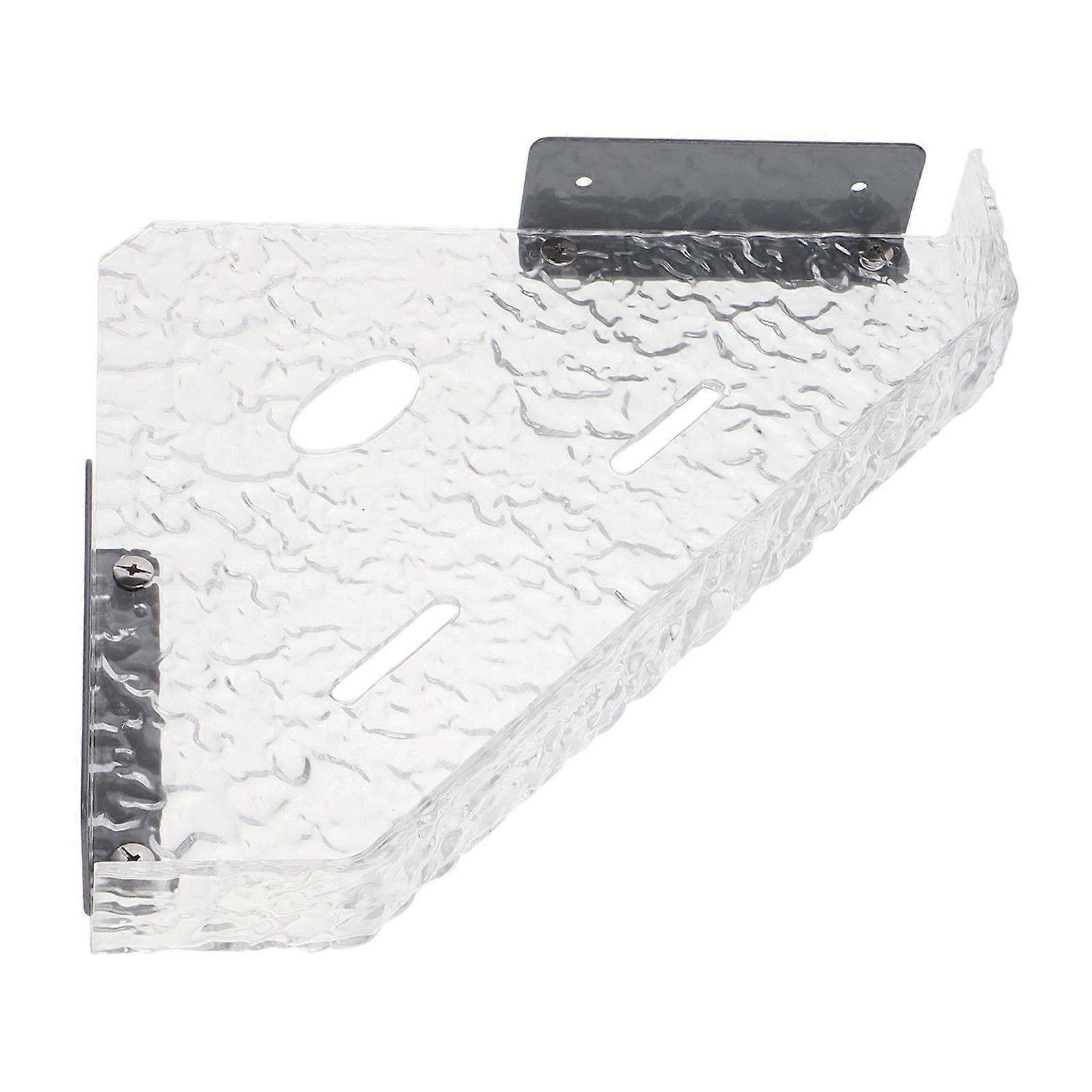 Camper Bathroom Storage Corner Rack Acrylic Organizer 5Sets