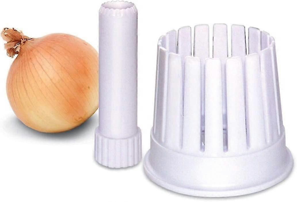 Keuken Ui Bloesem Maker Uiensnijder Cutter Bloesem Maker Fruit & Groente Gereedschap Snijden Gesneden Ui Superieure kwaliteit Convenientwhite2pcs)