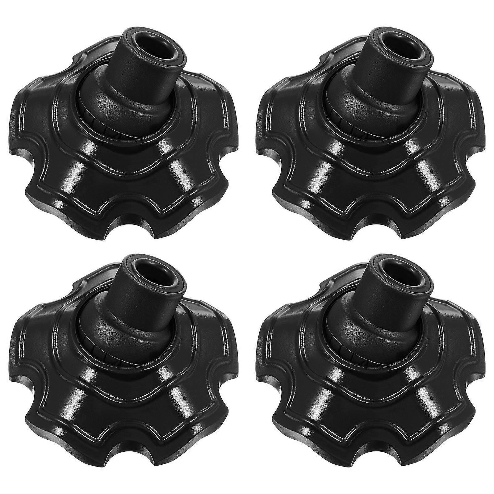 Camping Chair Leg Floor Protectors 12 Pcs For Outdoor Use In Black With Non-Slip Grip Design