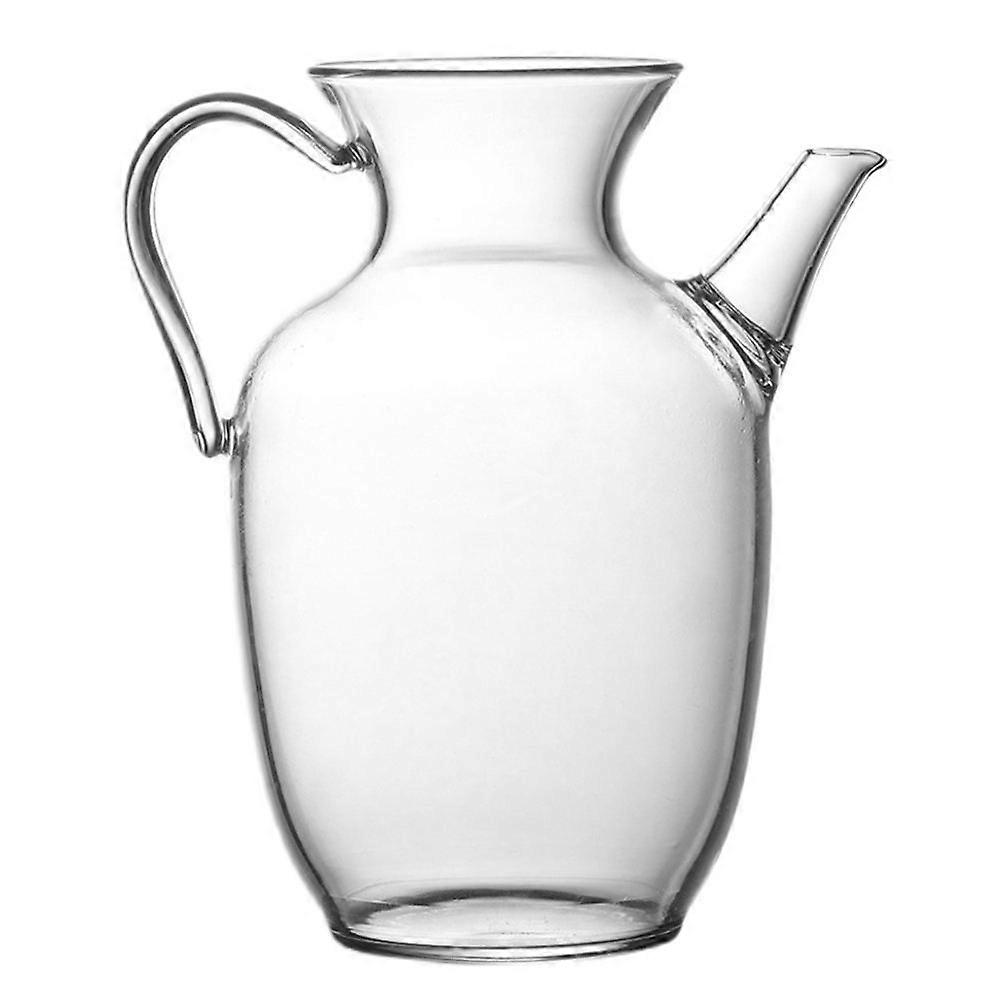 1Pcs Transparent Glass Tea Dispenser for Home Use with Strainer