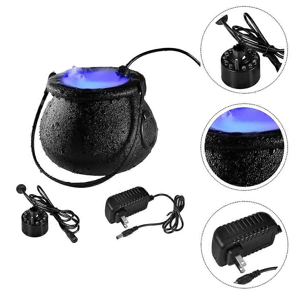 Halloween Fog Machine Mist Maker Aquarium Decor Output Fogger Generate Real Water Mist Ultrasonic Atomization 1Set
