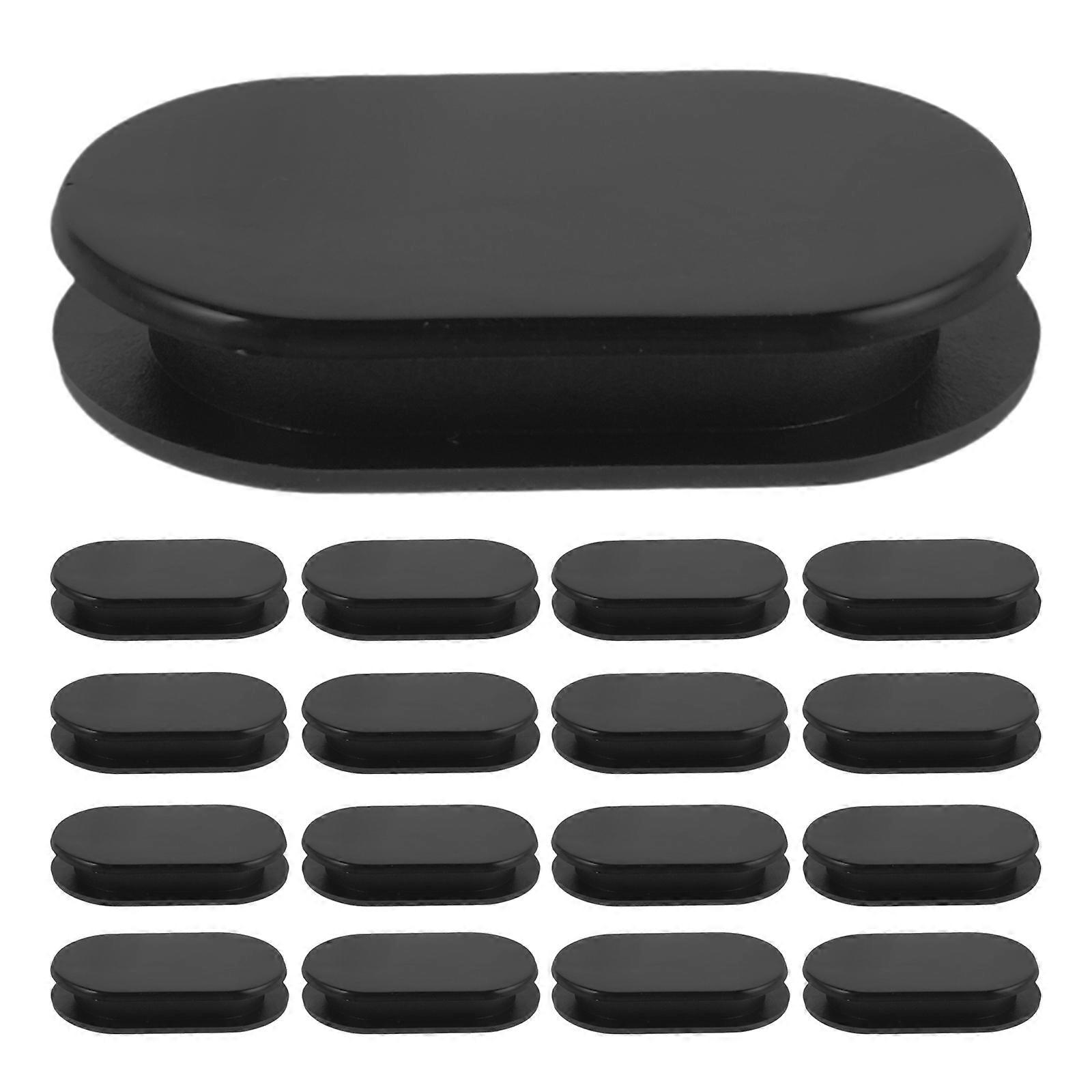 Durable 80 Pcs Silicone Piggy Bank Bottom Plugs Ideal For Diy Projects And Home Use With Elegant Black Design