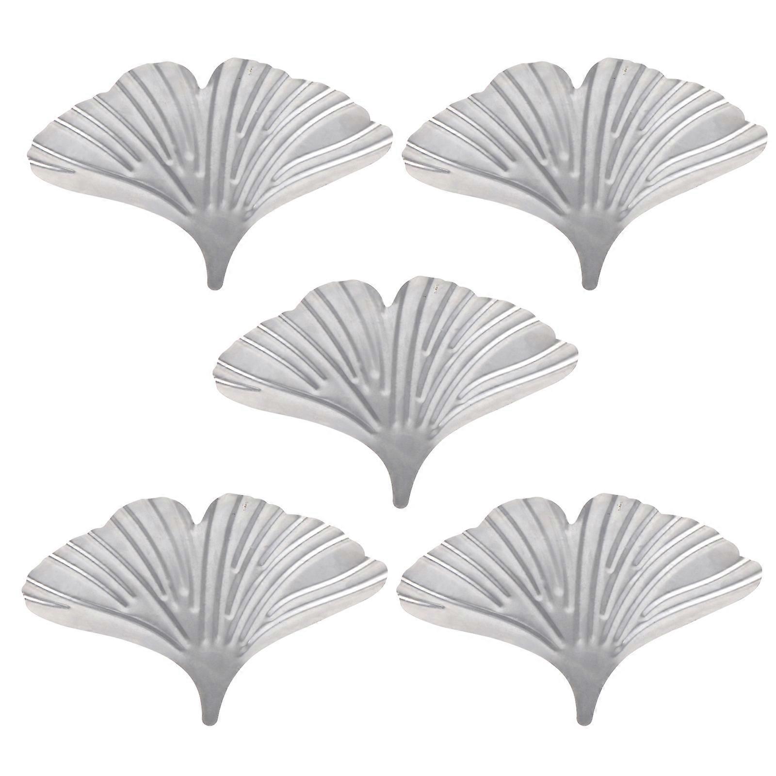 Metal Ginkgo Leaf Retro Table Ornament for Decor 25Pcs Set