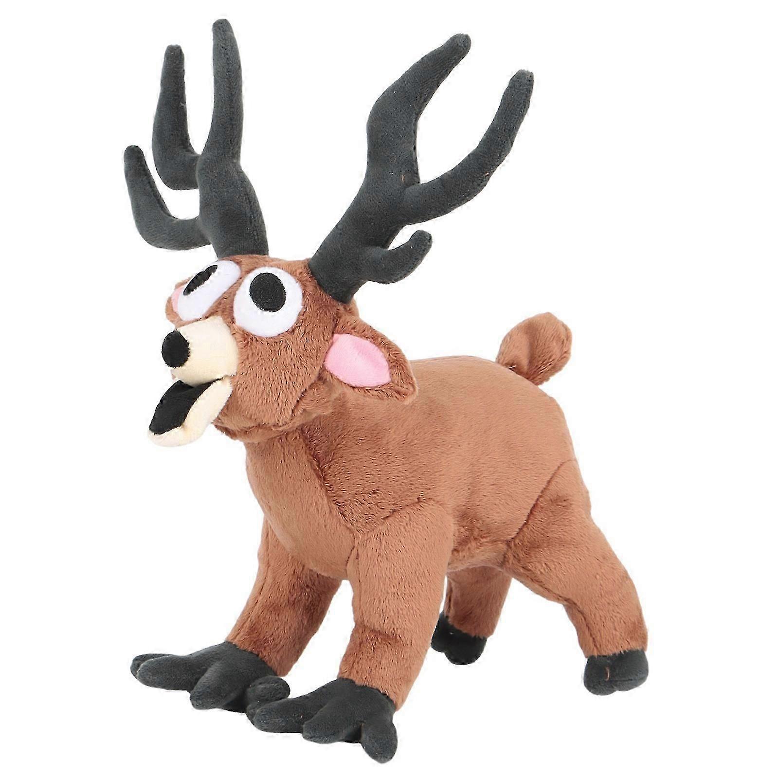 99 Nights In The Forests Plush Toy, 15in 99Nights Deer Plush Toys, ,Super Soft Huggable-Moose Plush Toy for Playroom
