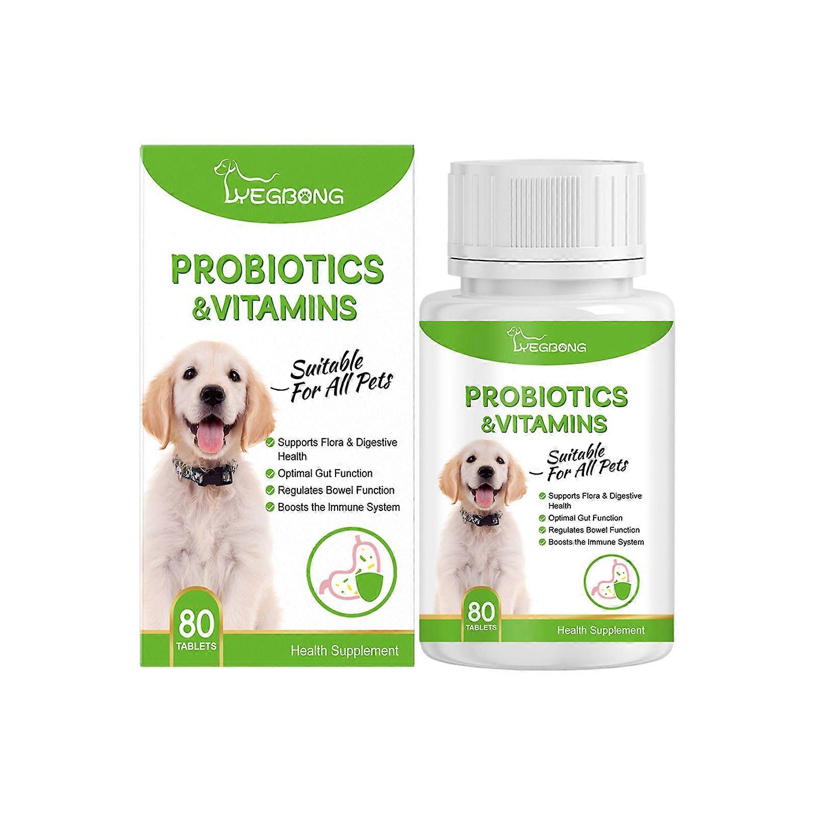 Yegbong Pet Probiotic Tablets for Gut Health & Nutrient Absorption