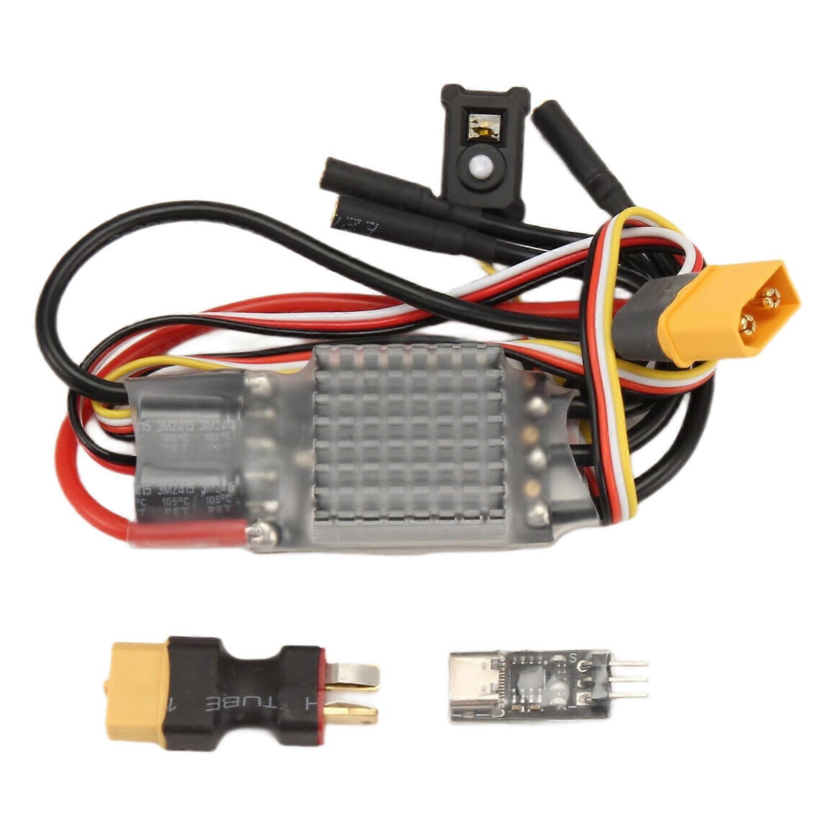 RC AM32 ESC Open Source External Brushless Motor 80A ESC for RC Crawler Axial SCX10 Traxxas TRX-4 TRX-6