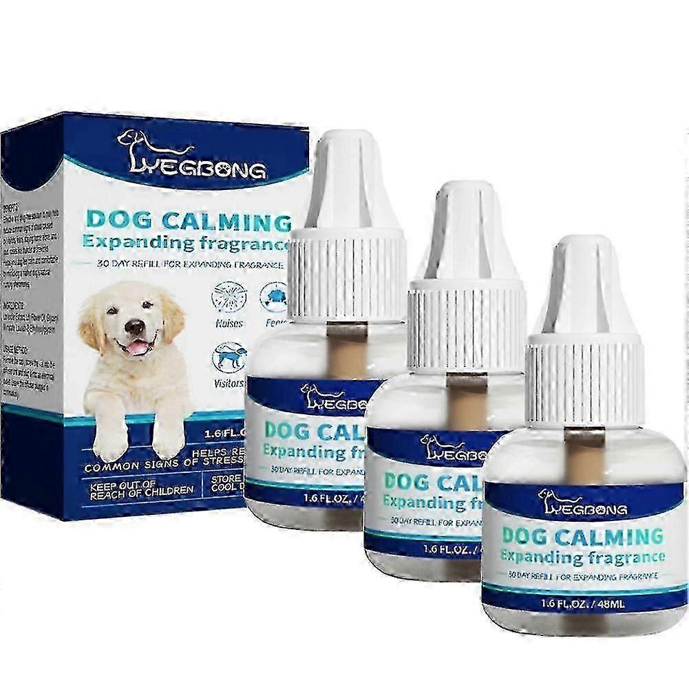 2025 Dog Calming Pheromone Diffuser Refill Relieve Anxiety Stress Barking Chewing
