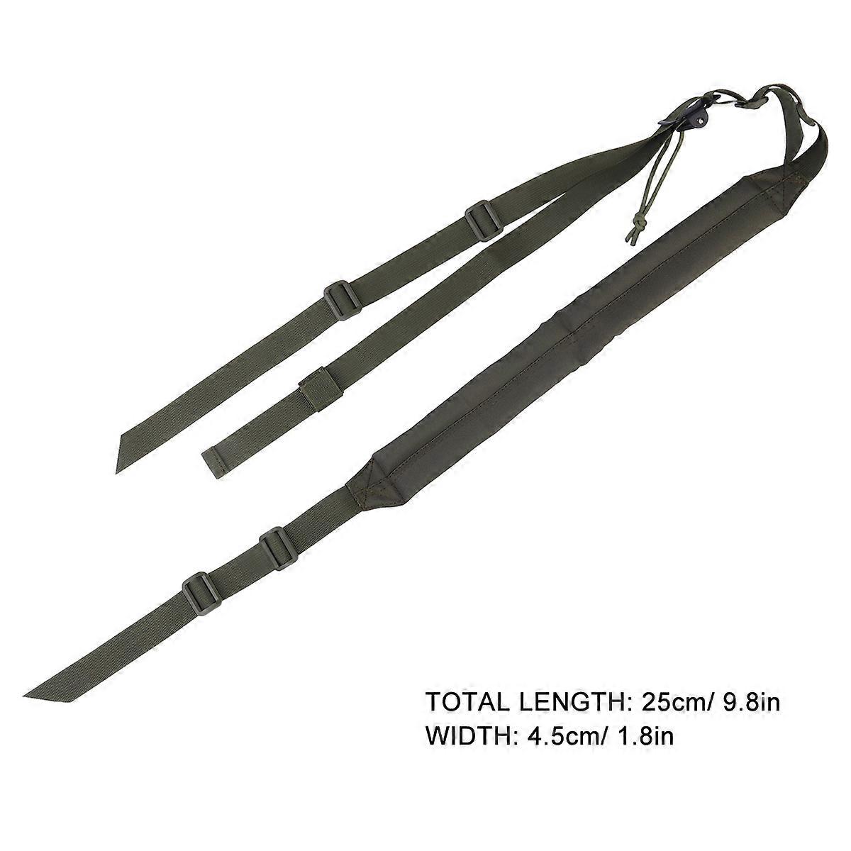 Quick Adjustable Shoulder Strap Multifunctional Strategic Strap for Outdoor Use Green