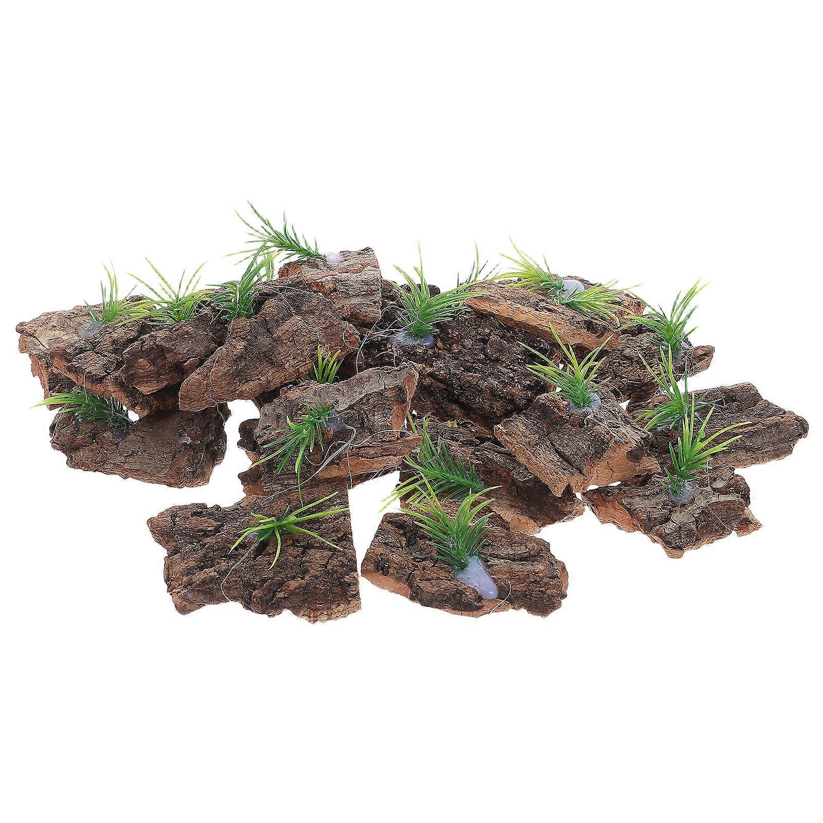 Tree Bark Decor for Decoration 20Pcs Natural Cork Bark Reptile