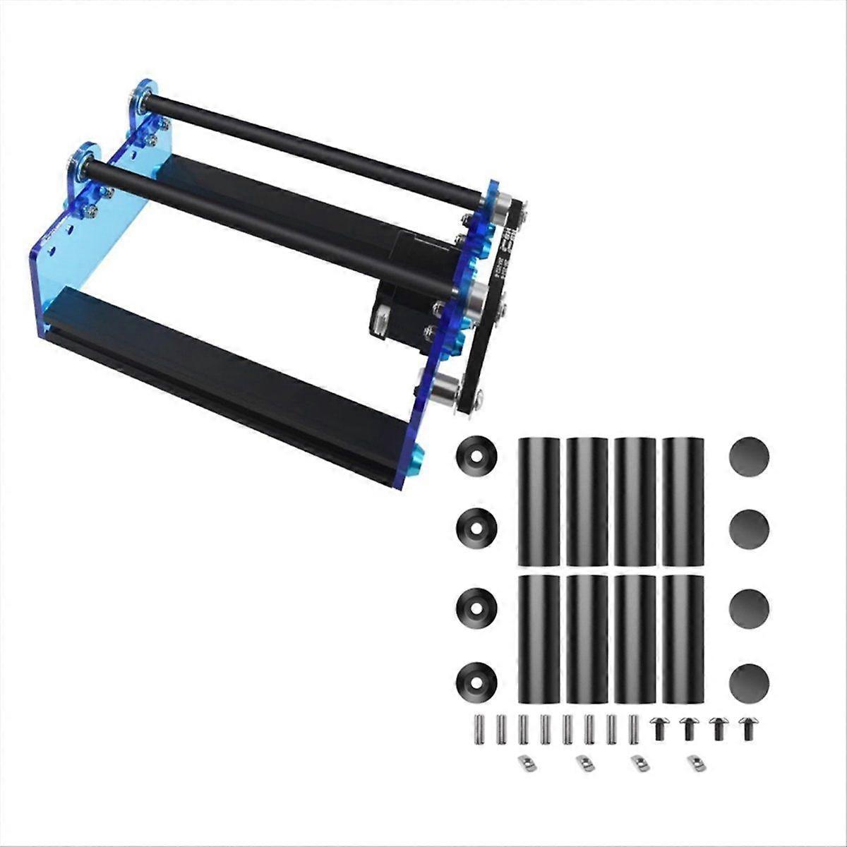 Laser Engraver Rotary Roller Y- Rotary Roller Engraving Module for Engraving Cylindrical Objects Ca