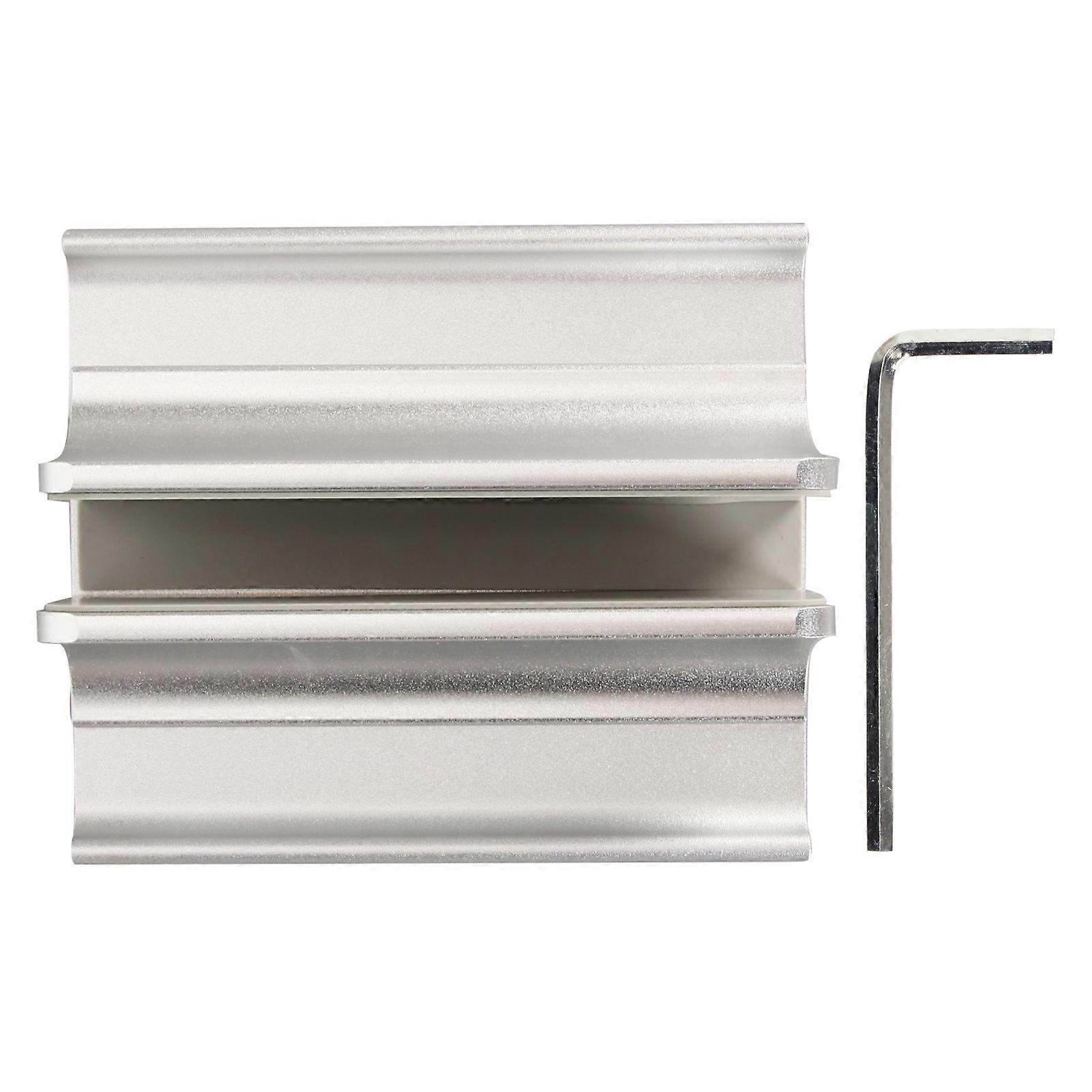 Vertical Stand 3 in 1 Aluminium Alloy Adjustable Size Space Saving Holder for Maximum 17.3in Laptop