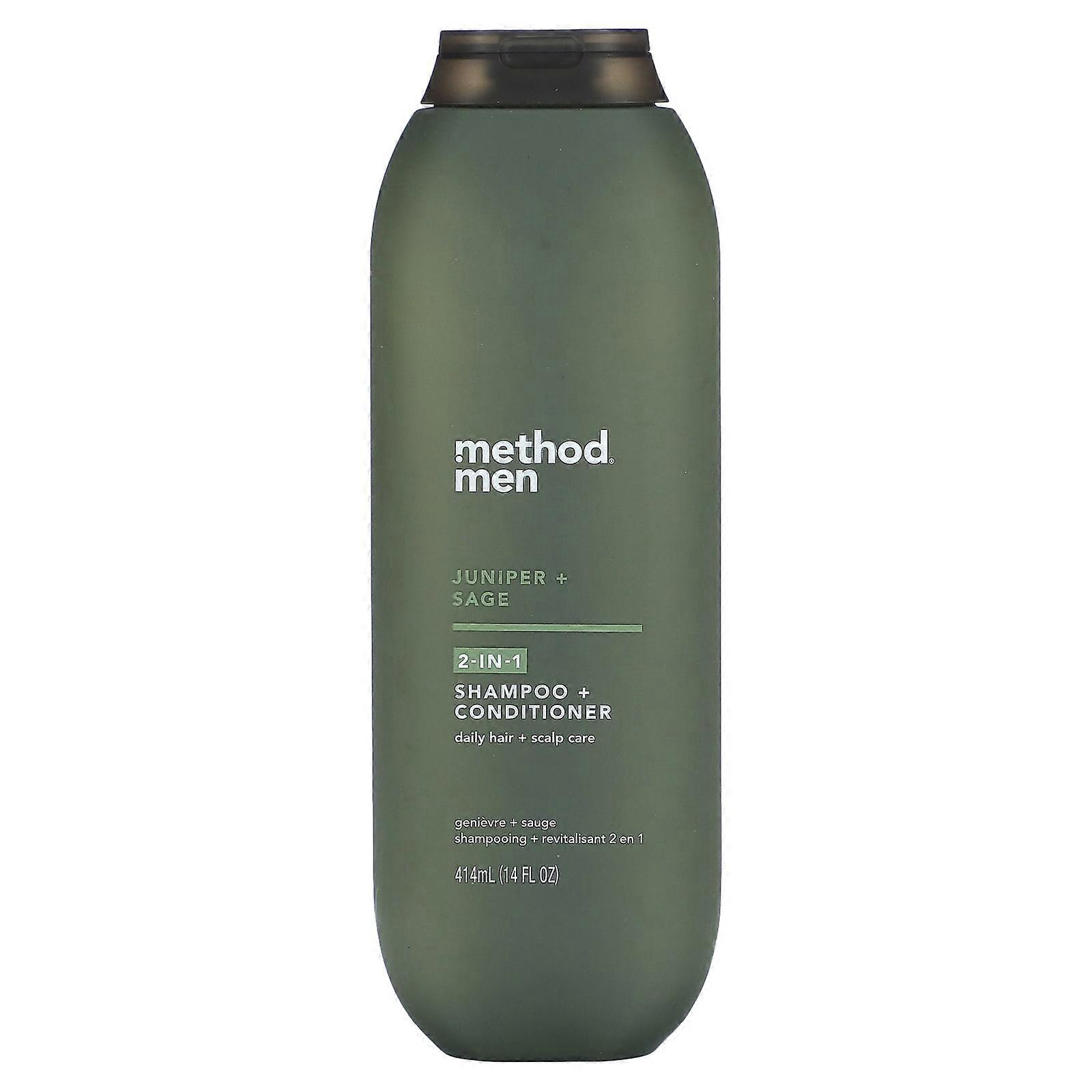Men, 2-In-1 Shampoo + Conditioner, Juniper + Sage, 14 fl oz (414 ml)