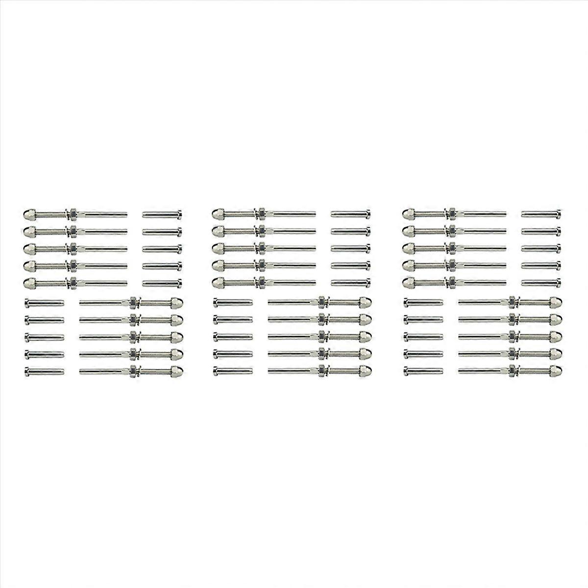 Threaded Bolt And Pedal Ball Cable Railing Kit End Fitting 0.32 Cm