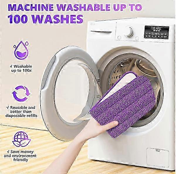 Reusable Microfiber Power Mop Refills Pads With PowerMop 25-26s