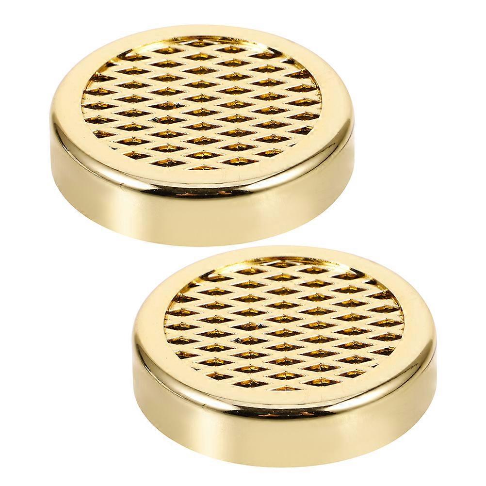 Humidor Moisture Regulation Devices Golden Round for 2Pcs Humidifiers