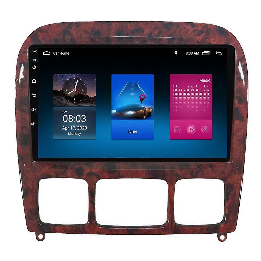 RoverOne Car Stereo Radio Bluetooth CarPlay Android Auto GPS Sat Nav Touch Screen for Mercedes Benz S-Class S Class W220 VV220 1998 - 2005
