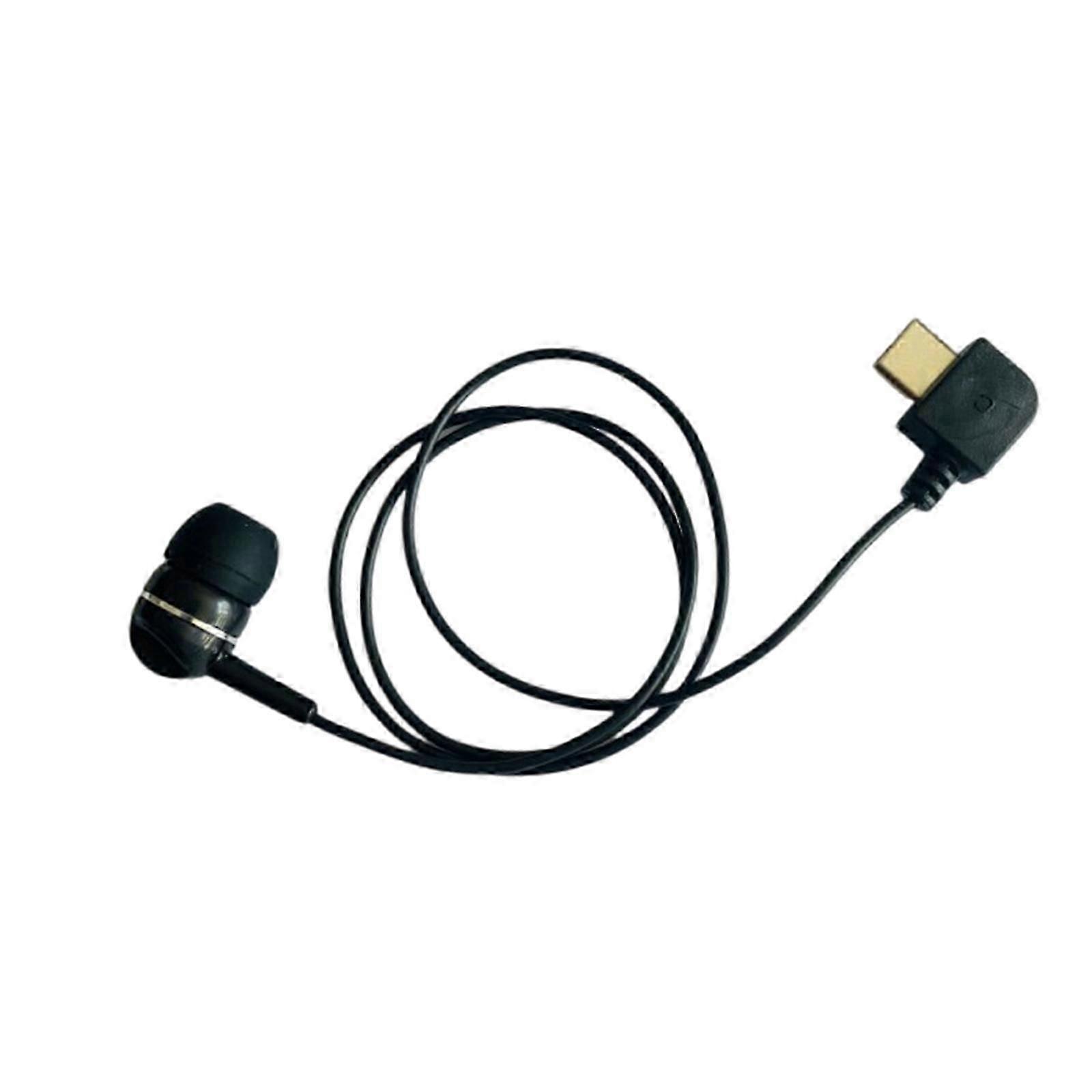 USB C Compatible Mono Earphone With Noise Isolation Technology And Builts In Microphones-Good