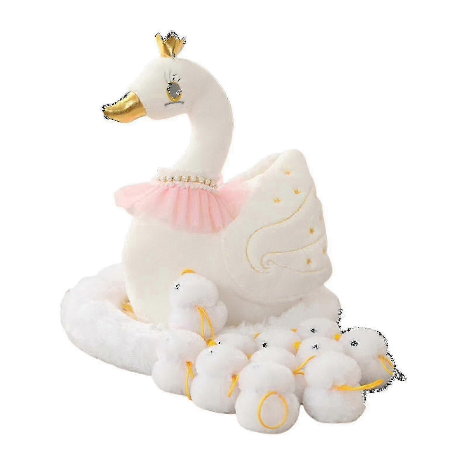 egg laying chicken plush with henhouse and chicks