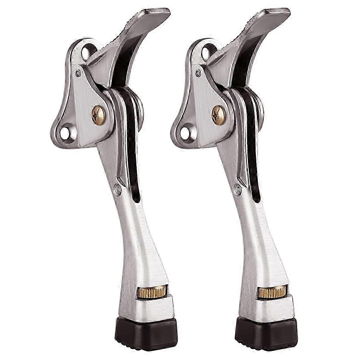 Kickdown Door Stop 4-Inch Height Adjustable for Various Doors