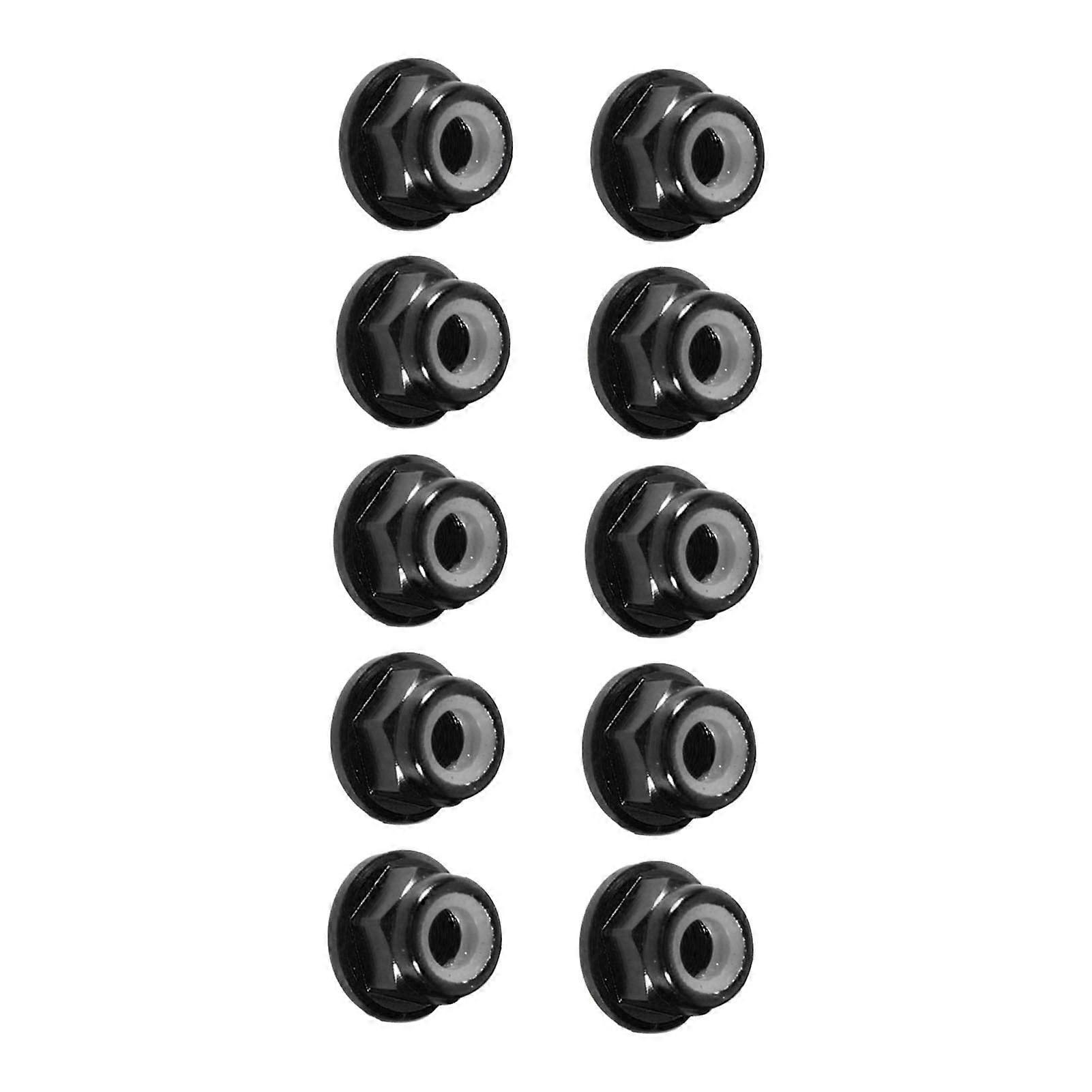 Anodize M4 Nylon Insert SelfLock Nuts Hex Lock Nut Aluminum Alloy 10pcs set