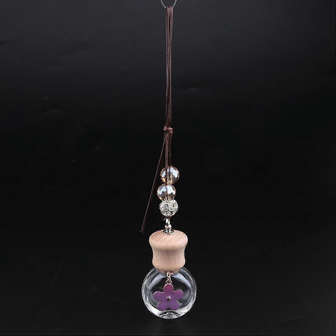 2x Empty Refillable Perfume Bottle Hanging Car Perfume Purifier