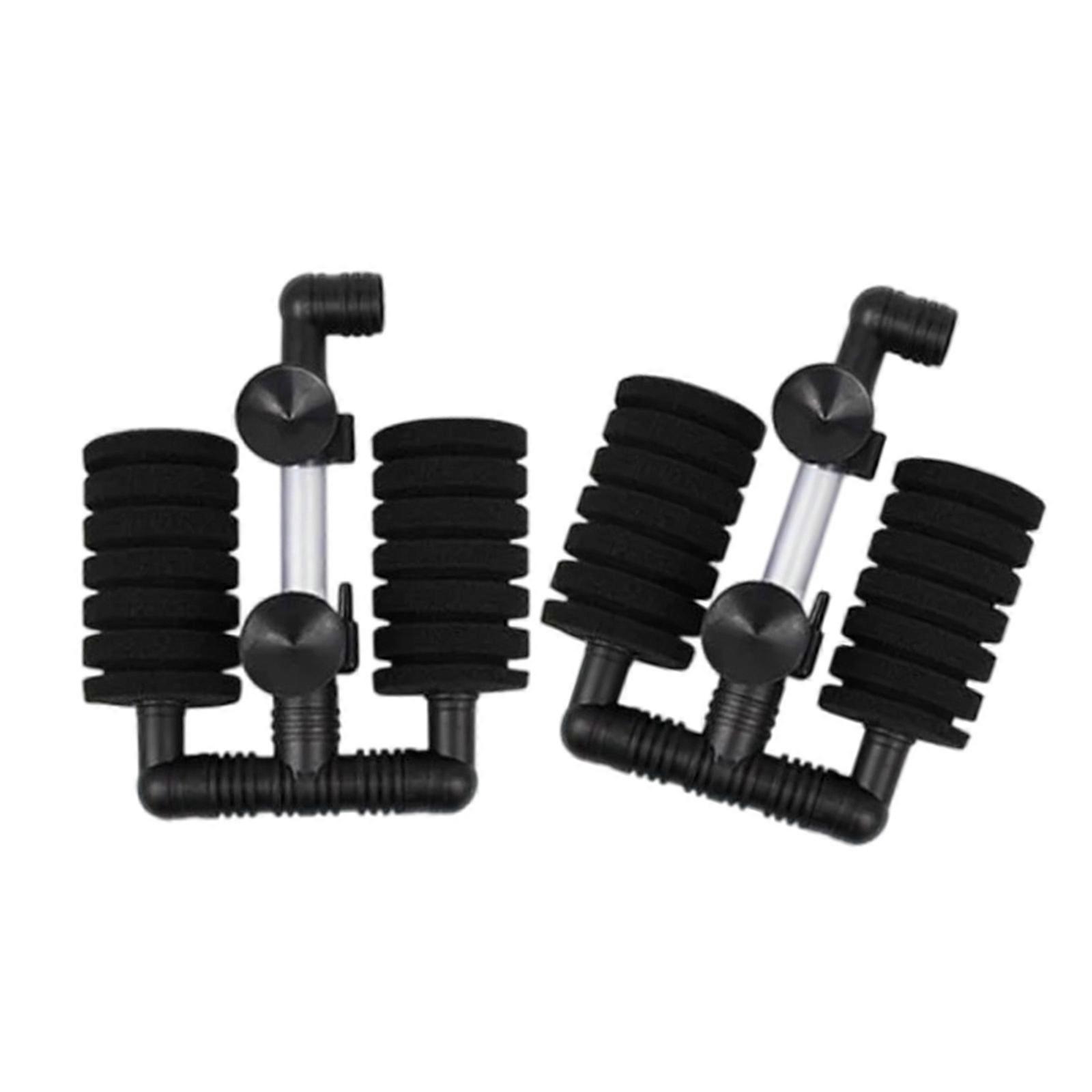 Set of 2 Aquarium Filter Biofilter for FreshWater and SaltWater FishTank Filter Sponge Filter Cartridges Filter Multicolor