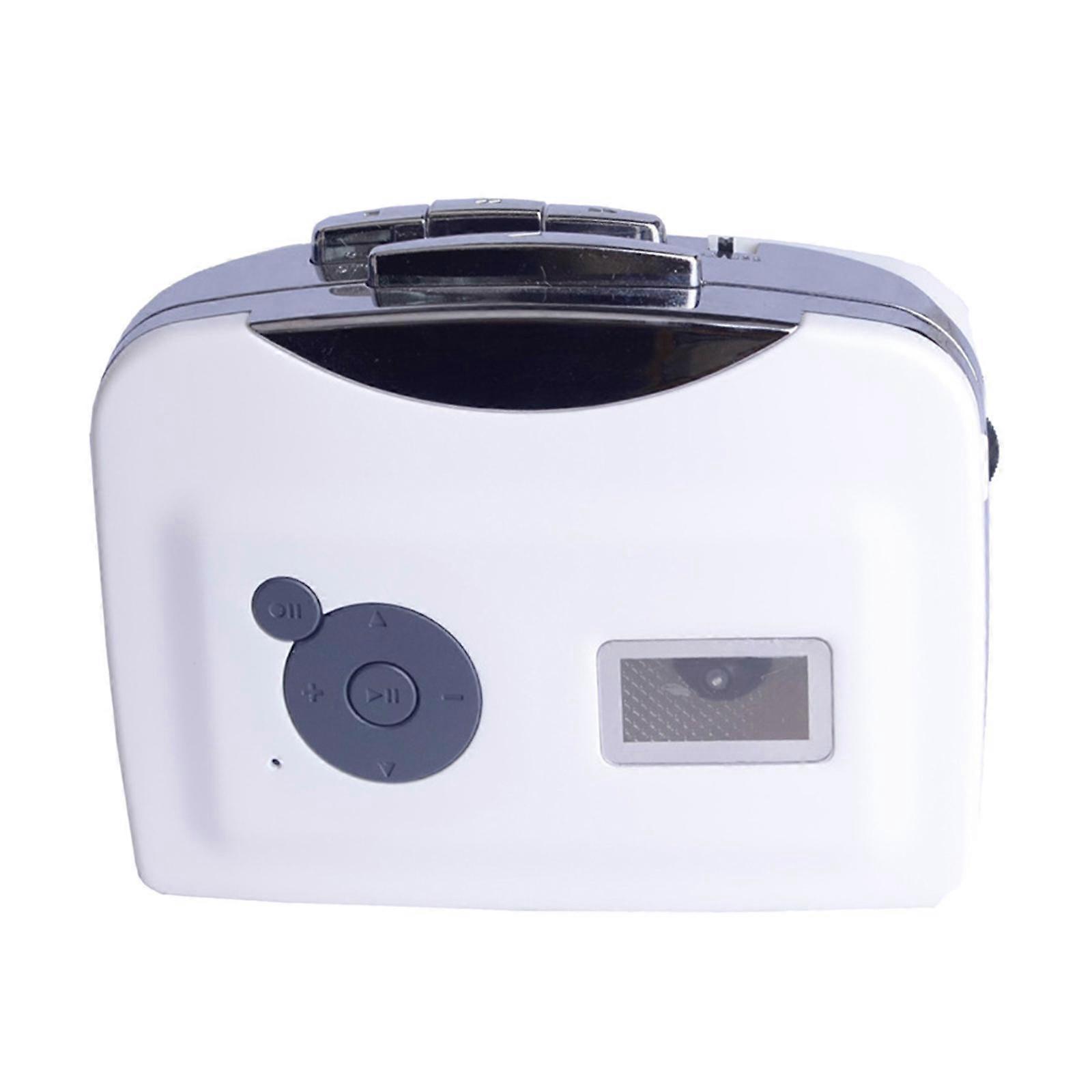 Portable Cassette Player/ Built-In Mic Recorder No Need Computer