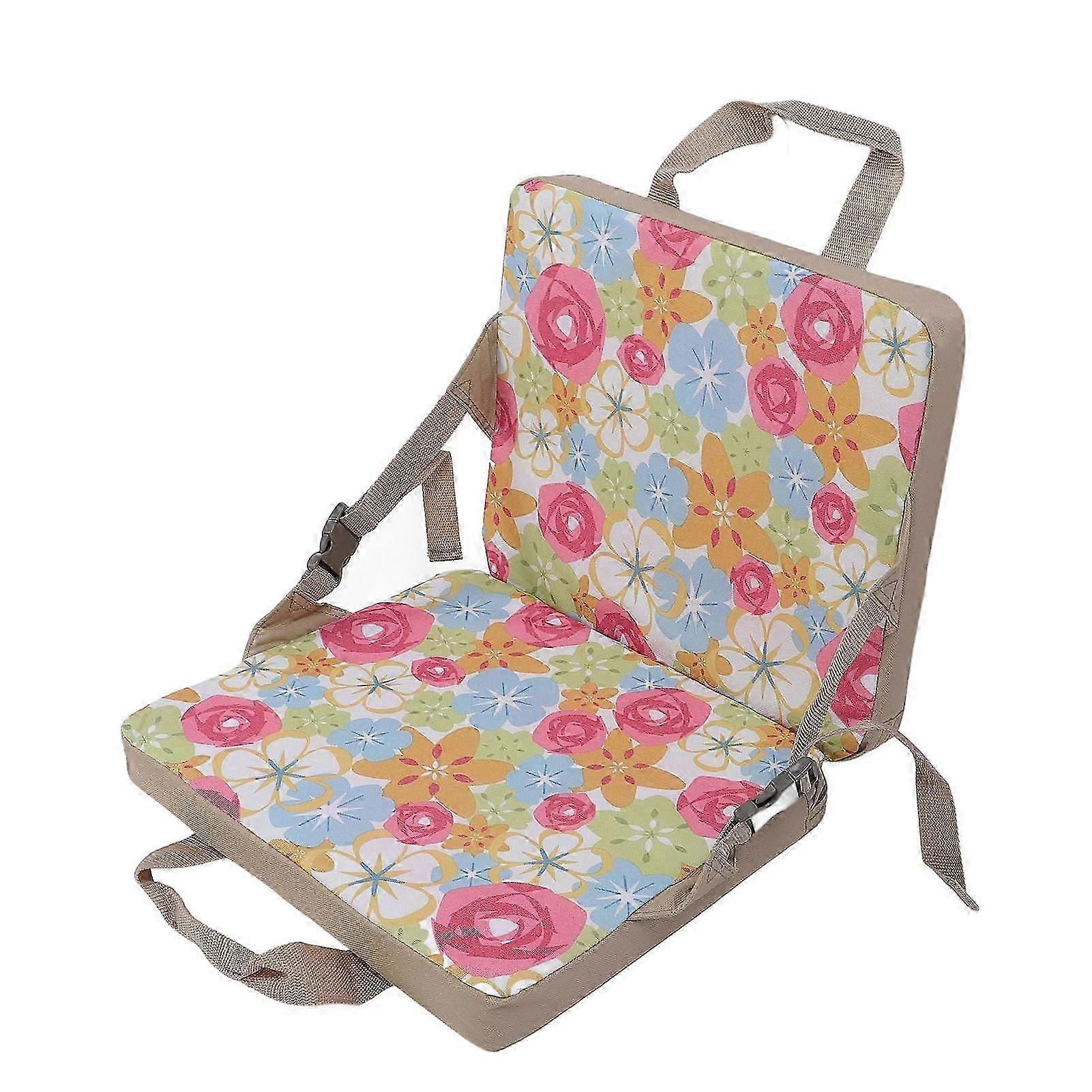Stadium Seat Cushion, Foldable Padded Floor Chair with Back Support_yyc