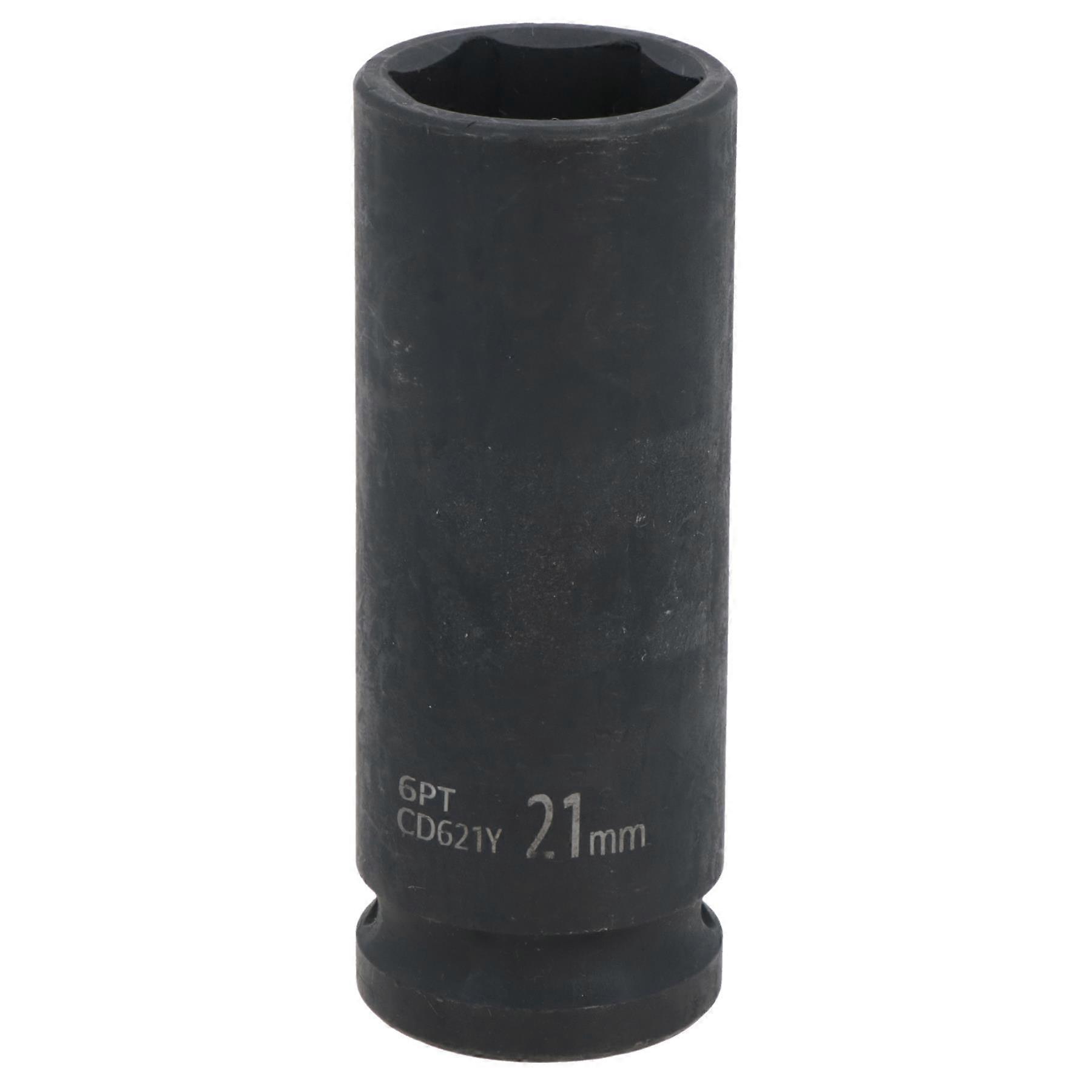 21mm 1/2" Drive Double Deep Metric Impact Socket Single Hex By BERGEN AT021